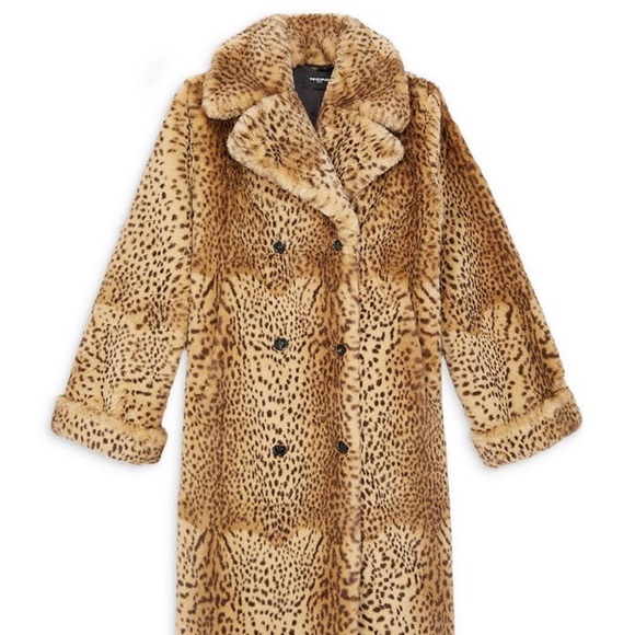 The Kooples Jackets & Blazers - ✖️SOLD✖️ THE KOOPLES NWT Cheetah Animal Print Faux Fur Coat SOFTEST COAT EVER